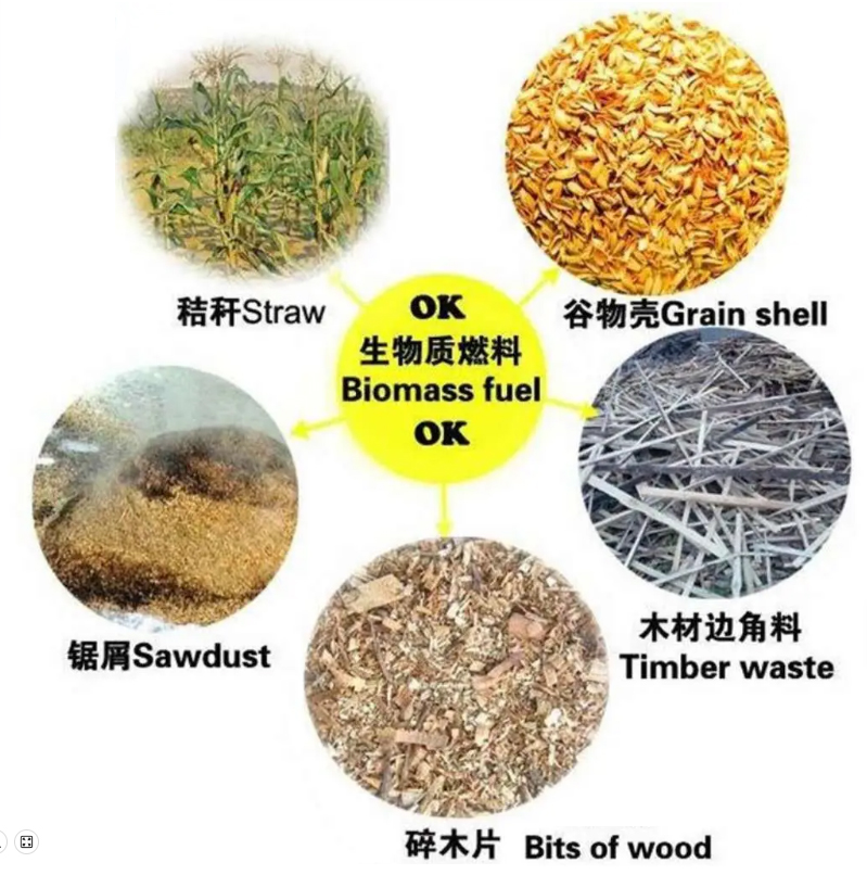 Raw materials for charcoal briquette production line